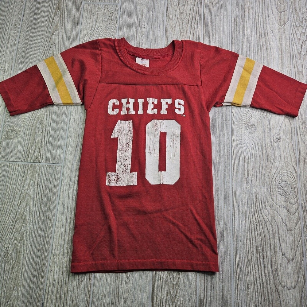Vintage Youth Chiefs Jersey Shirt Rawlings Childrens Sm Small 6-8 KC Kansas City